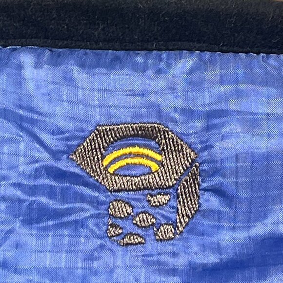 Vtg Mountain Hardwear Conduit SL Blue Full Zip Mock Neck Windbreaker Jacket 8 - Picture 7 of 13